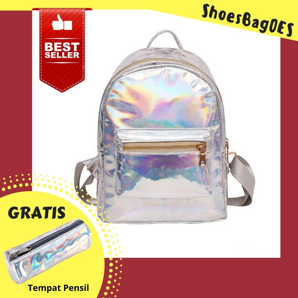 Shoesbagoes - Tas Ransel Fashion Wanita Hologram