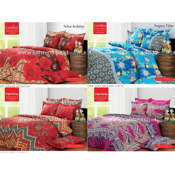 SPREI BATIK MODERN KHAS INDONESIA CARMINA UK SINGLE HARGA PROMO - SLKFNDOS
