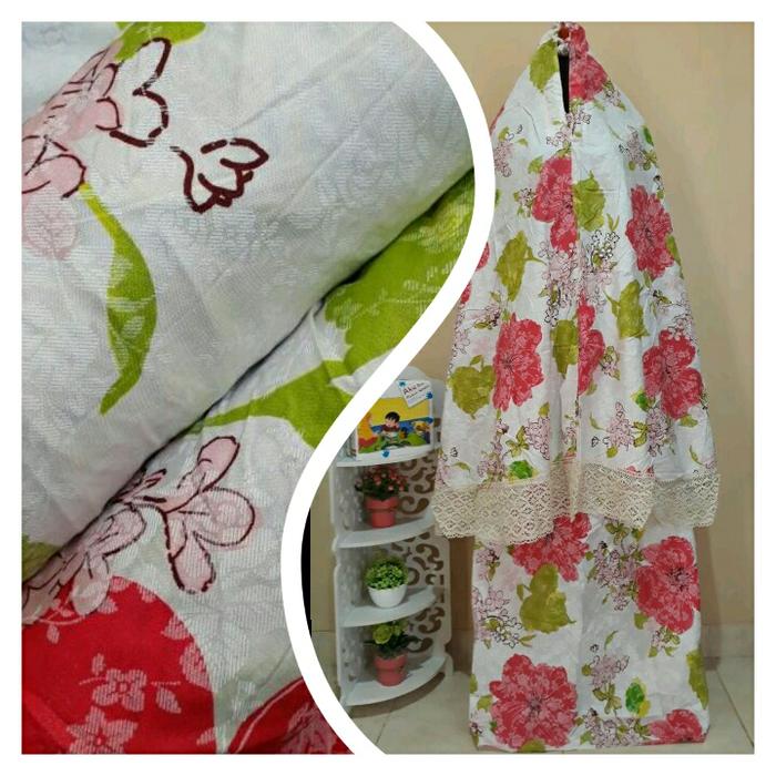 Mukena Anak / Mukena Dewasa / Mukena Bali / Mukena Katun jepang / Mukena tatuis / mukena mewah / mukenah / mukena parasut / mukena wanita / mukena putih / MUKENA KATUN PARIS PUTIH FULL BORDIR