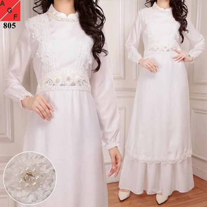 Baju Gamis Putih Gamis umroh Baju Haji Baju Manasik Gamis Jumbo