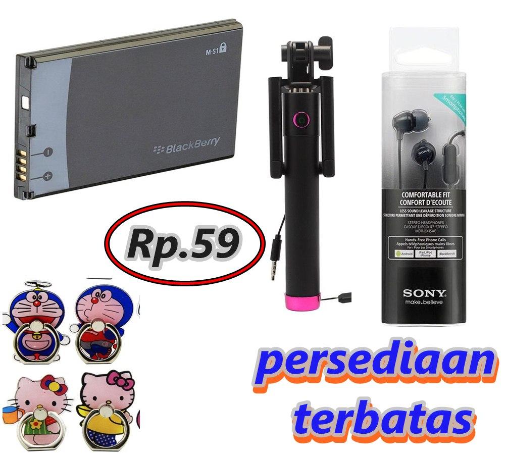 aneka murah rahmadan+ RIM BlackBerry Original Li-Ion Battery M-S1 for Blackberry Bold 9000 9700 9780 (1550 mAh)