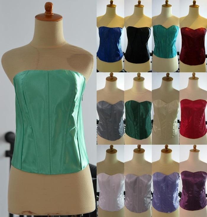 Bustier Satin Longtorso (Kamisol- Dalaman Kebaya)