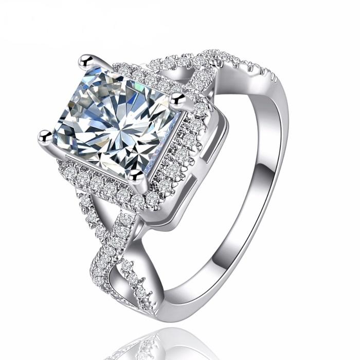 Cincin Emas Putih Xuping