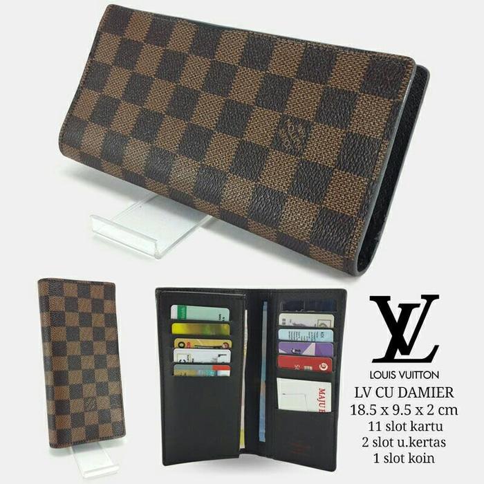 DOMPET PRIA PANJANG LV DAMIER