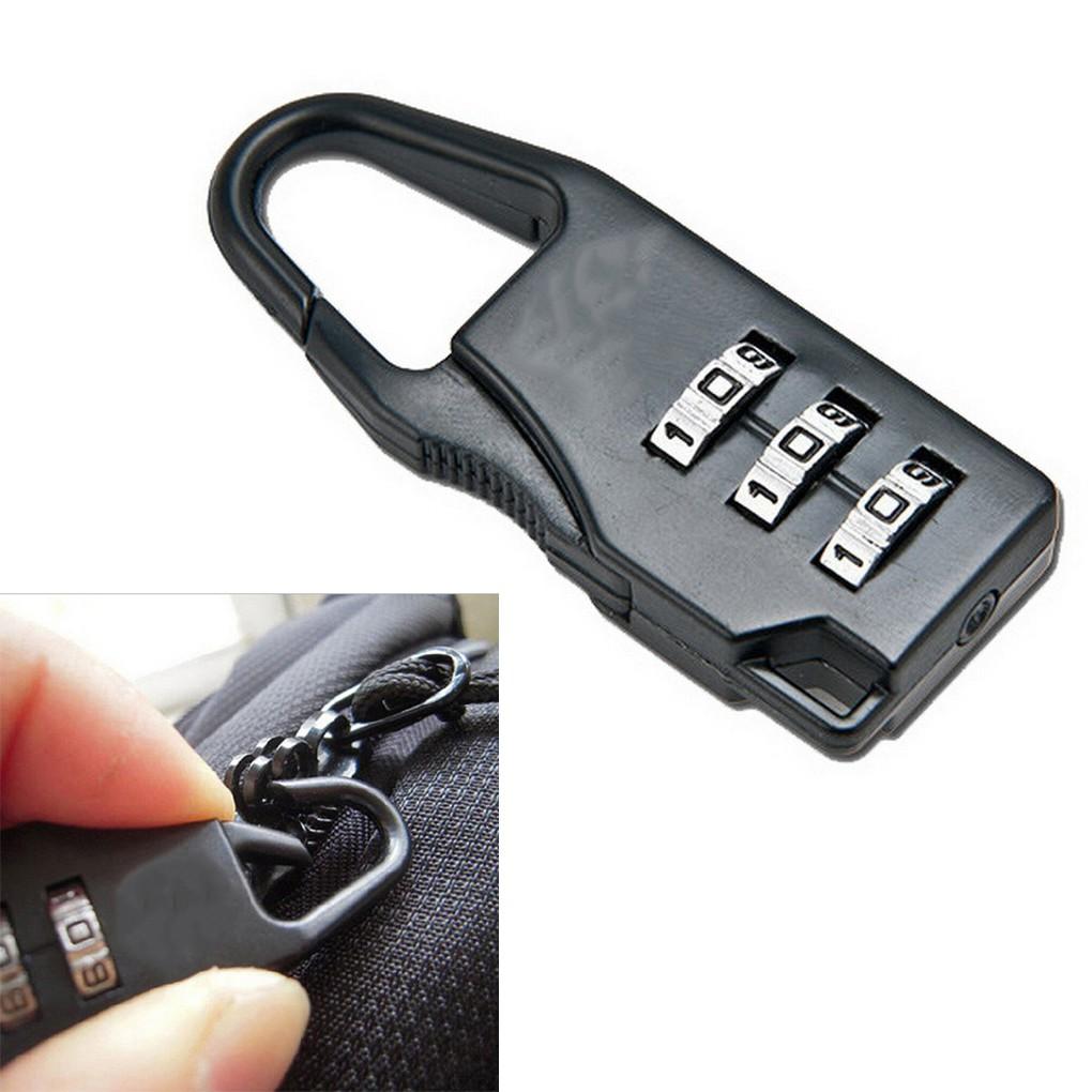 Kunci Gembok Coded Pad Lock Mini Koper Pin Password Nomor Angka 3 Digit / Tiga Sandi