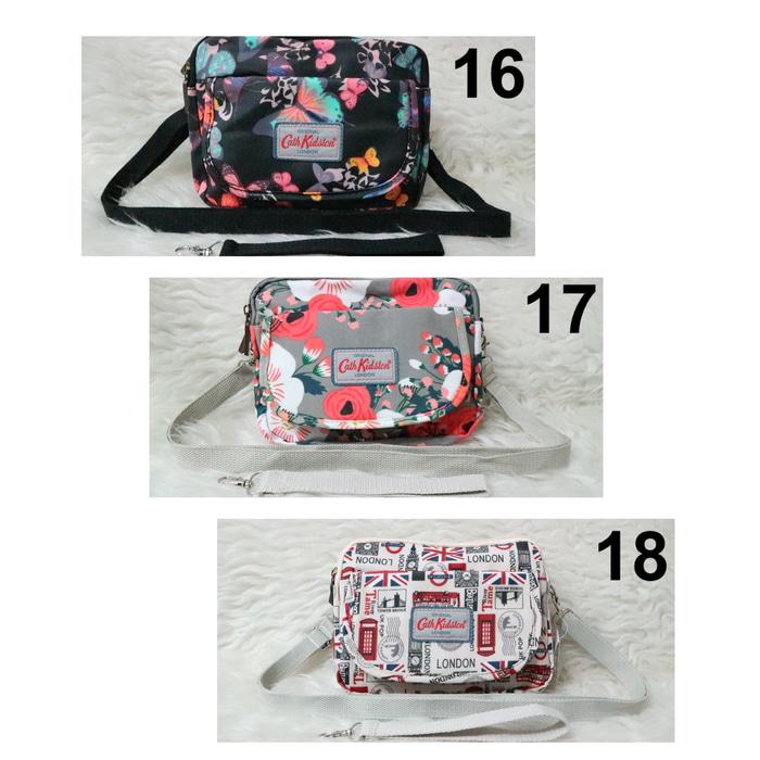 TAS SELEMPANG/POUCH CATH KIDSTON 3 RES + 1 KANTONG DEPAN MAGNET - 7I8JTE
