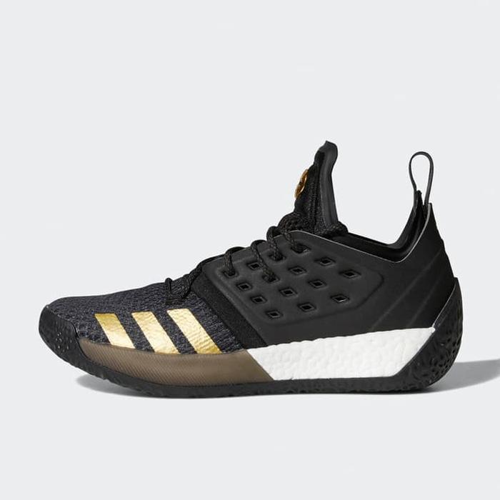 Sepatu Basket Adidas James Harden Vol 2 Imma Be A Star Black Gold