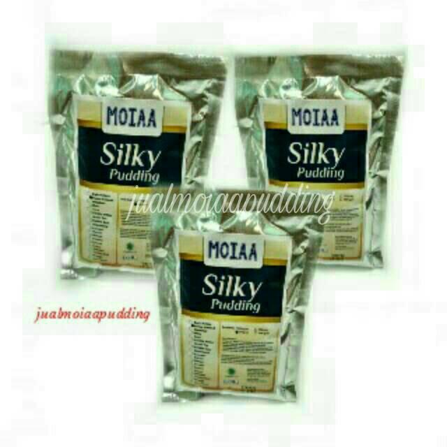 Silky Pudding Moiaa 200Gr Pudding Sutra Susu Coklat Lembut Enak Halal Murah Bandung Surabaya Bekasi