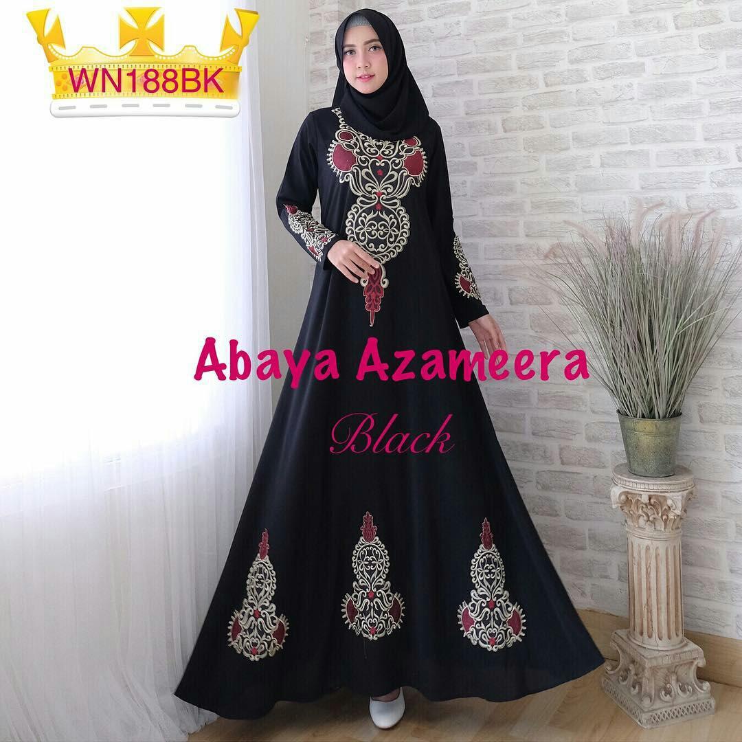 Baju Muslim Gamis Abaya Black