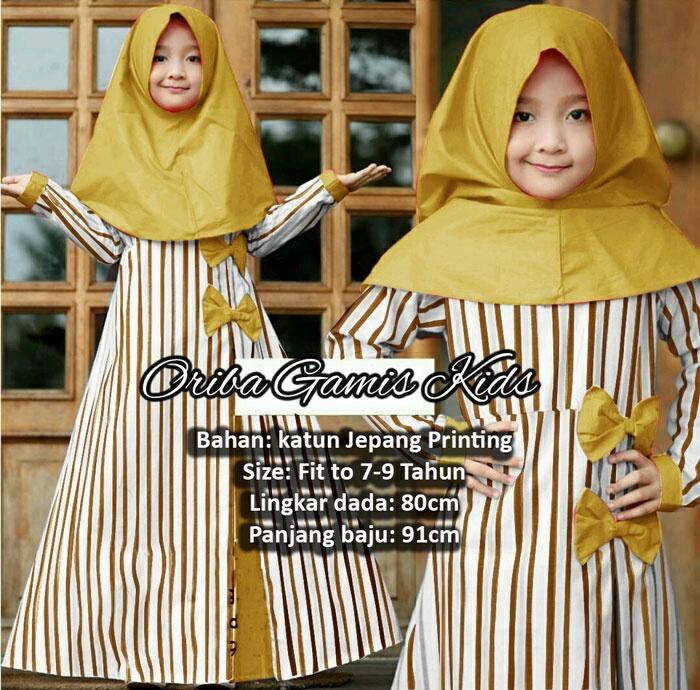 gamis anak cantik 9-12 tahun
