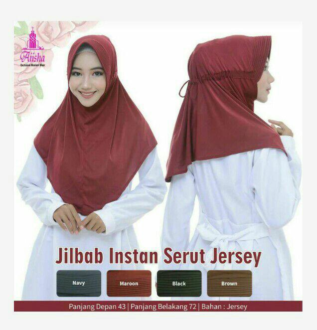 Tokobi25 - Big Sale Hijab Instan Serut Jersy 