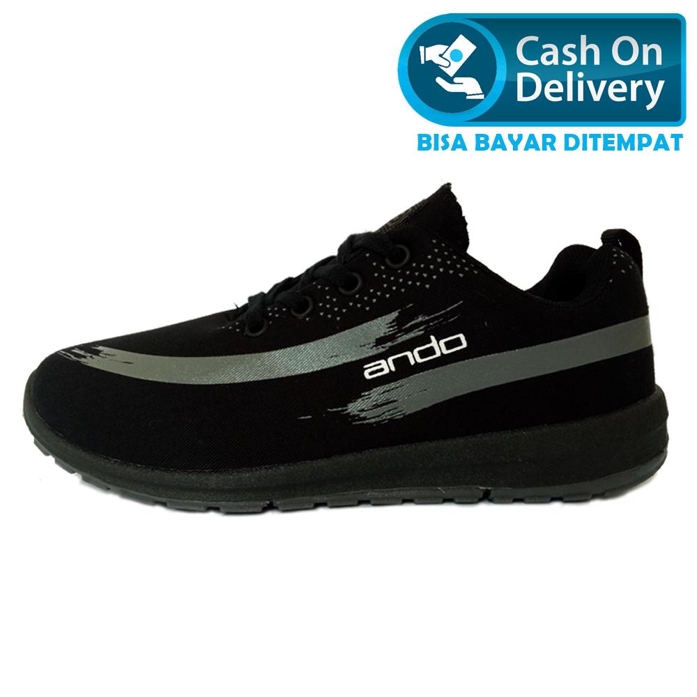 Ando - Sepatu Ando Hitam Polos - SEPATU SEKOLAH ANDO LINDSEY , SEPATU ANAK PEREMPUAN , SEPATU SEKOLAH SD , SEPATU KETS