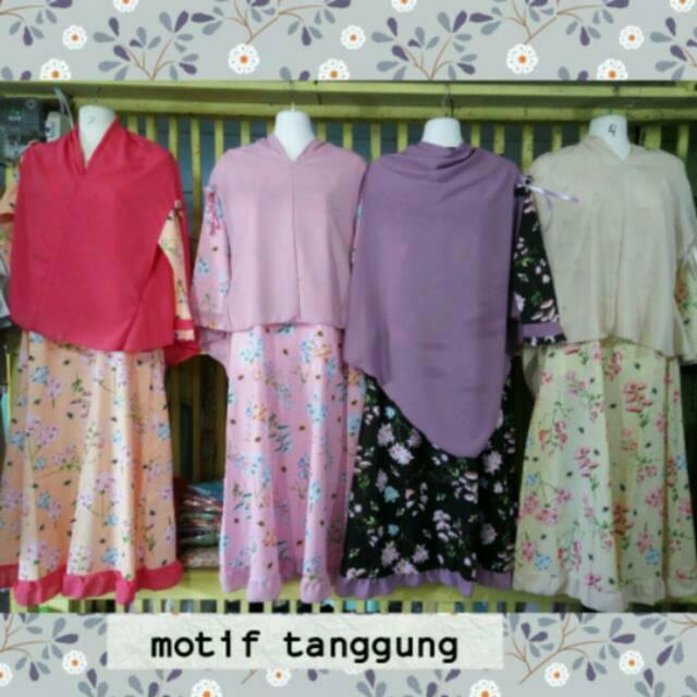 Gamis anak tanggung pita samping ecer no 12
