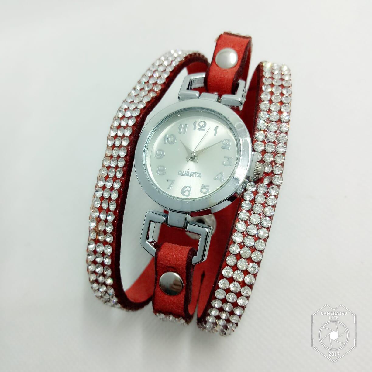 jam tangan wanita cantik strap kulit