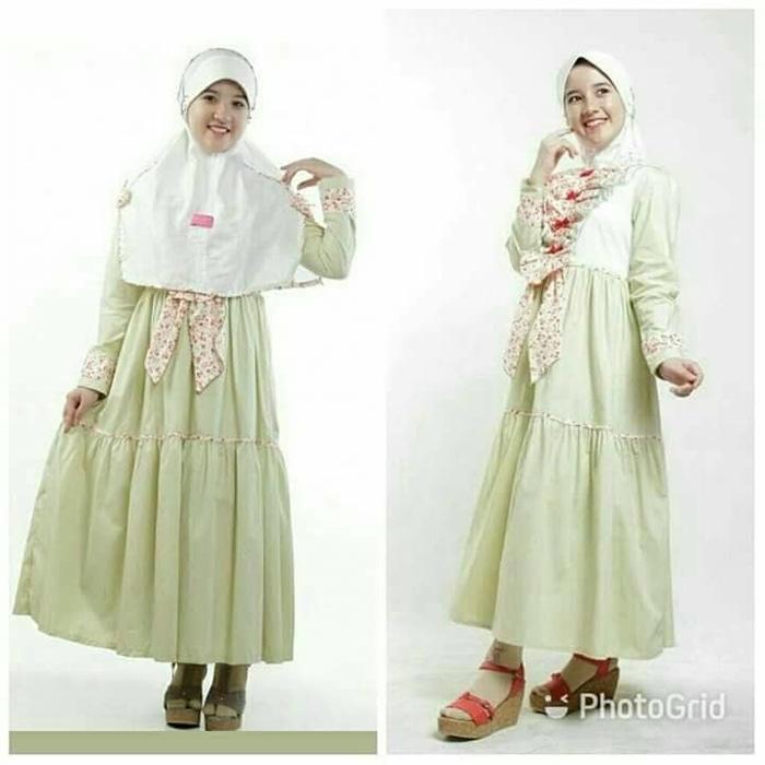 Set Baju Muslim Anak Balita TK SD, Set Jilbab Gamis Pesta Aini 170902