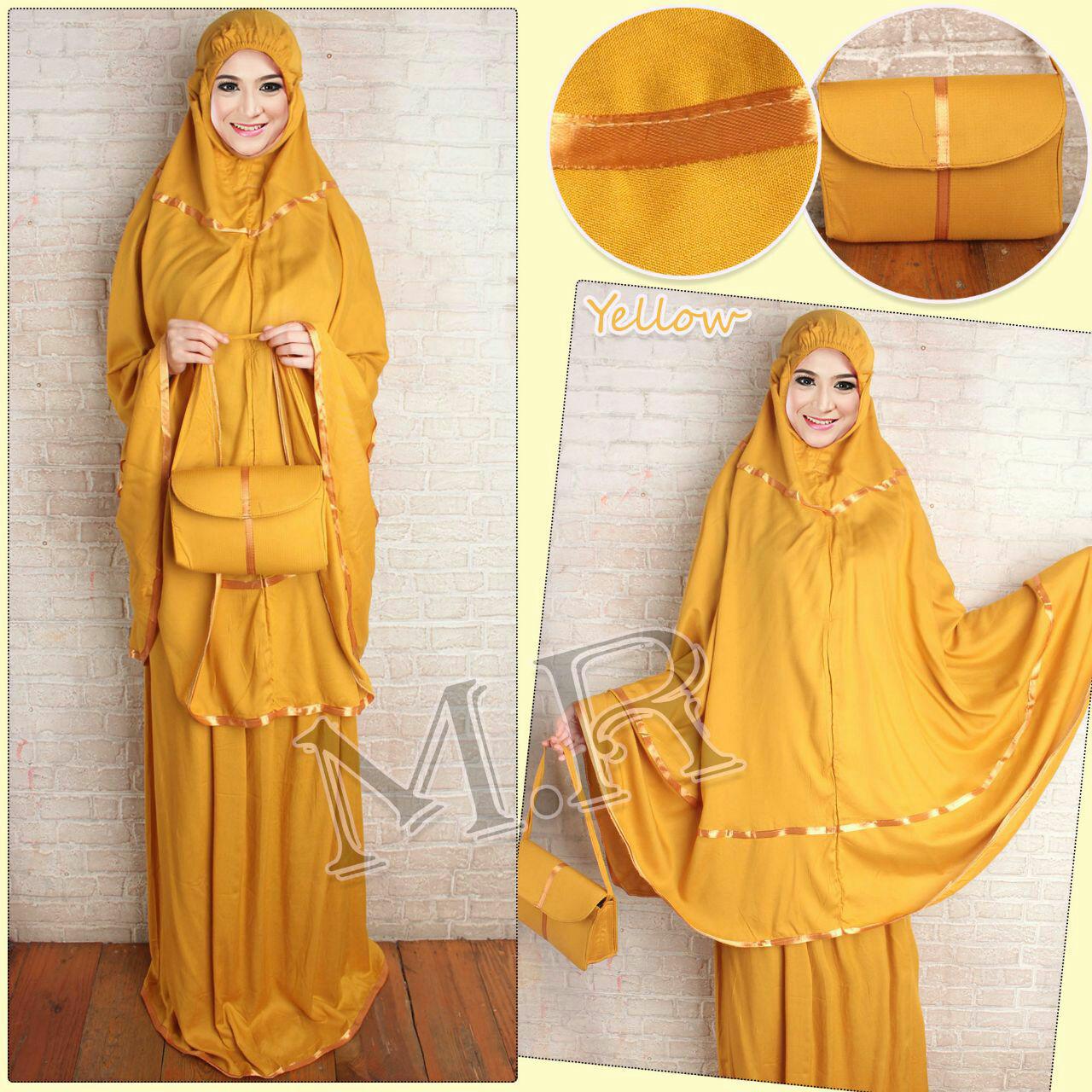 RULIVA - MUKENA KATUN RAYON BALI POLOS