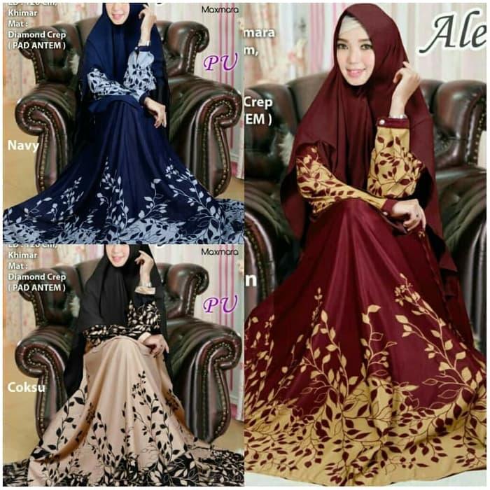 Gamis Kebaya Pesta Aleena Baloteli Ori Baju Pesta Gamis Brukat Mewah