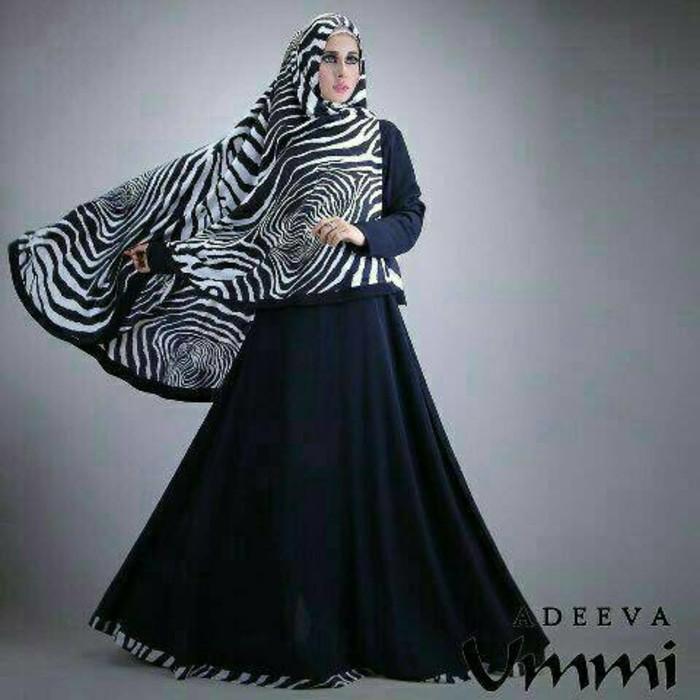 (JNH Shop) Diva Syari Busana Muslim Remaja Wanita Gamis Hijab Lebaran Deeva Murah