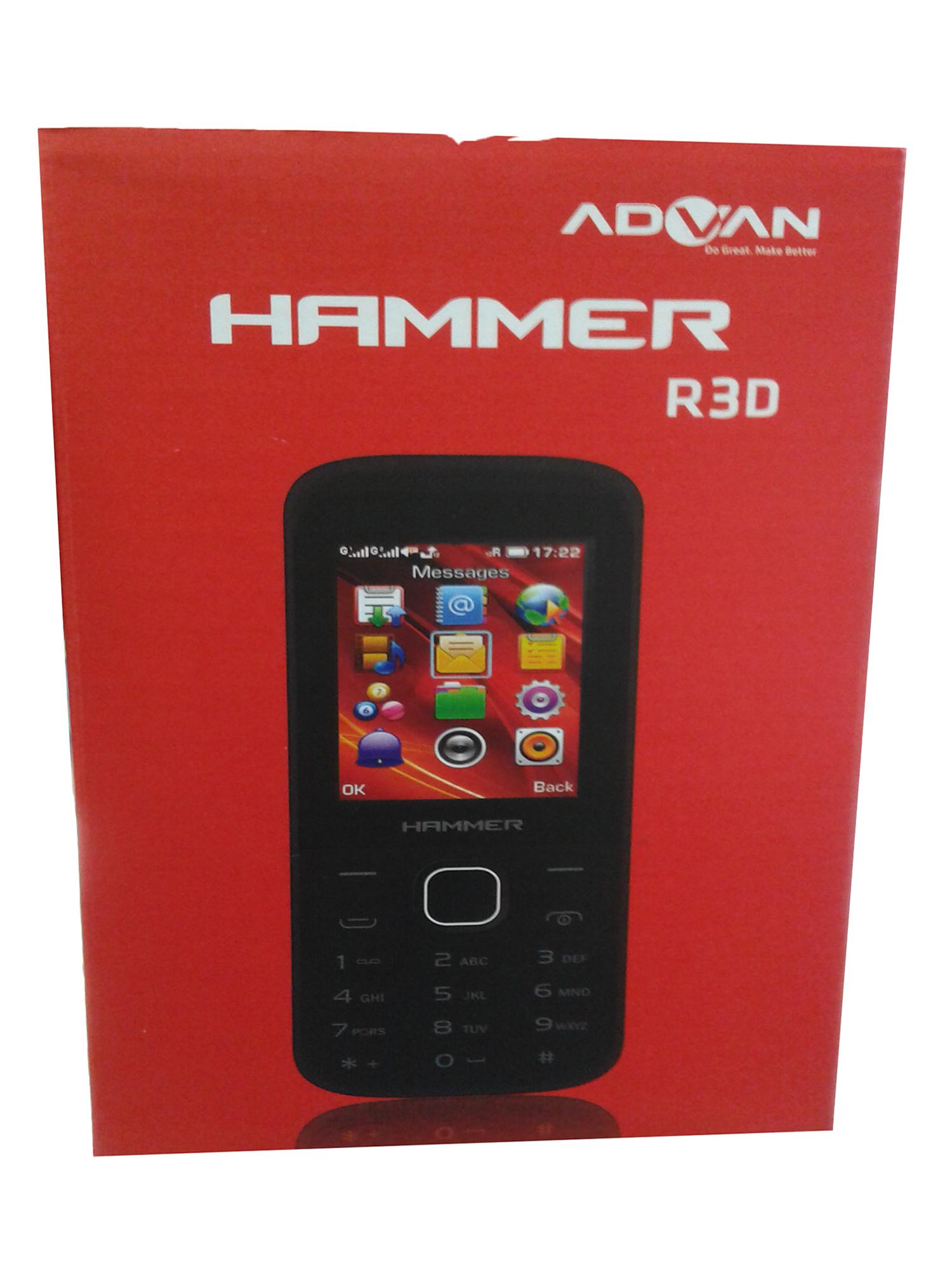 HP ADVAN HAMMER R3D WHITE TERMURAH