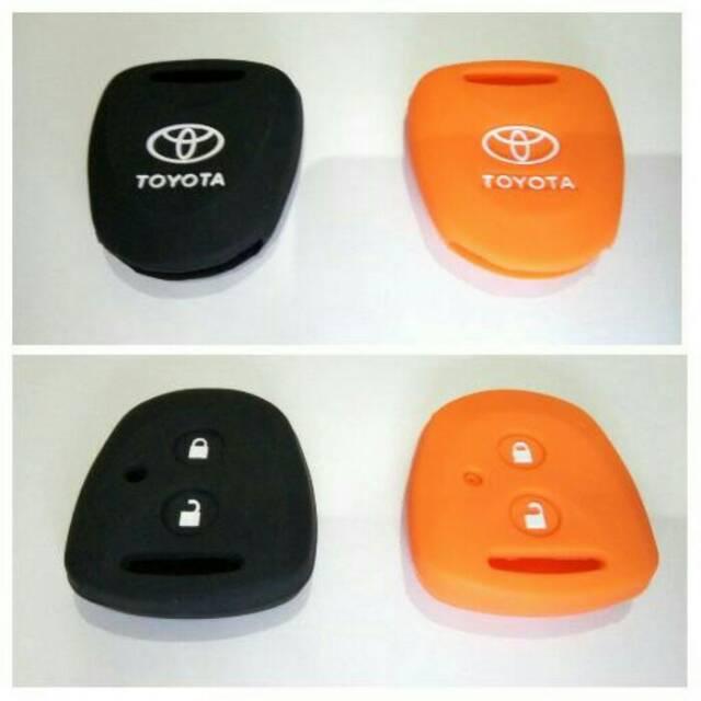 Cover Silikon Karet Rubber Sarung Penutup Silicon Kunci Remot Toyota Grand New Avanza Dua Tombol
