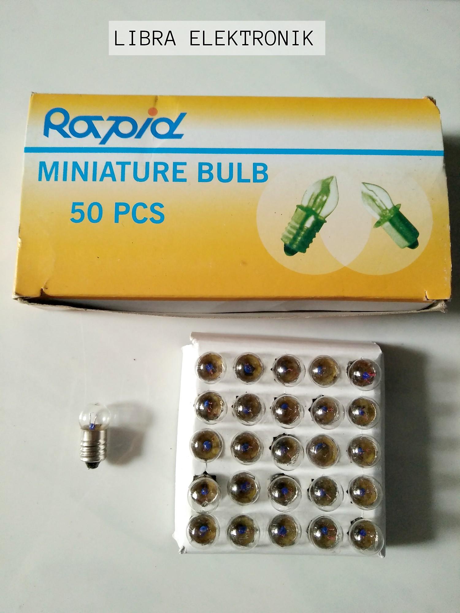 Lampu Bohlam Mini Senter Kecil 2.5V Harga per 4 pcs