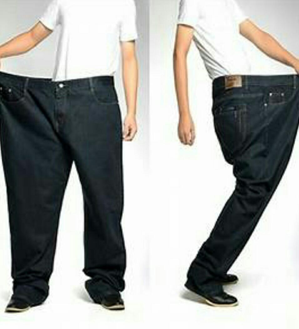 ULTIMOSHION - 45 S/D 52 SUPER JUMBO CELANA PANJANG JEANS REGULER PRIA