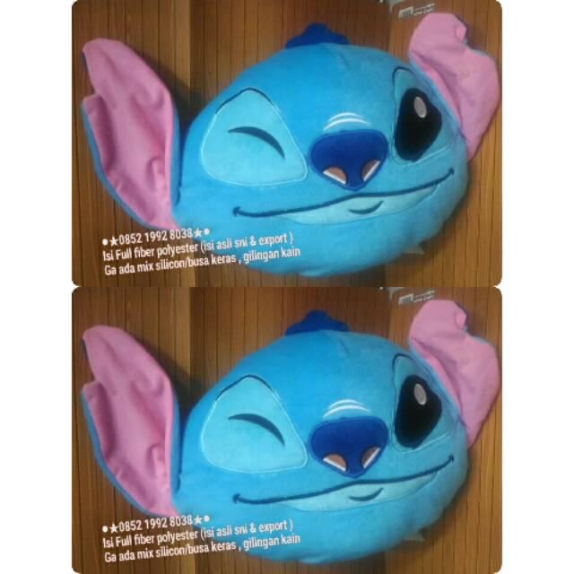 Bantal kepala boneka stitch stich lilo 100% dakron (jual jg tas anak playgroup )