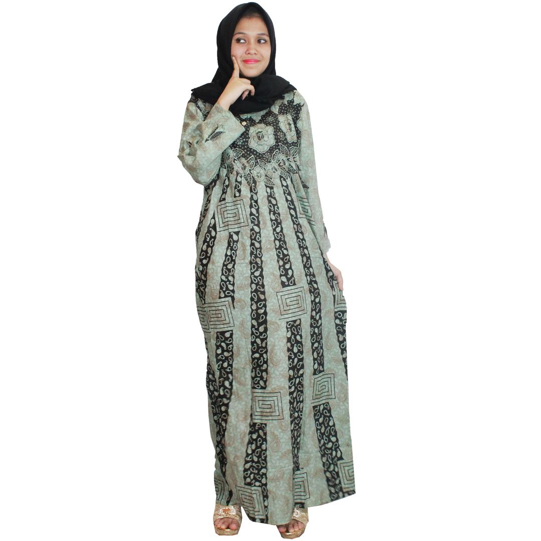 Pakaian Muslim Santai, Longdres Batik, Kancing, Bumil - Busui (LPT001-22) Batikalhadi Online
