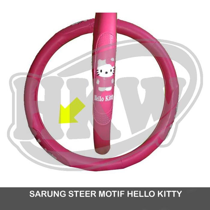 Sarung Cover Steer Motif Hello Kitty Mobil Jimny Katana