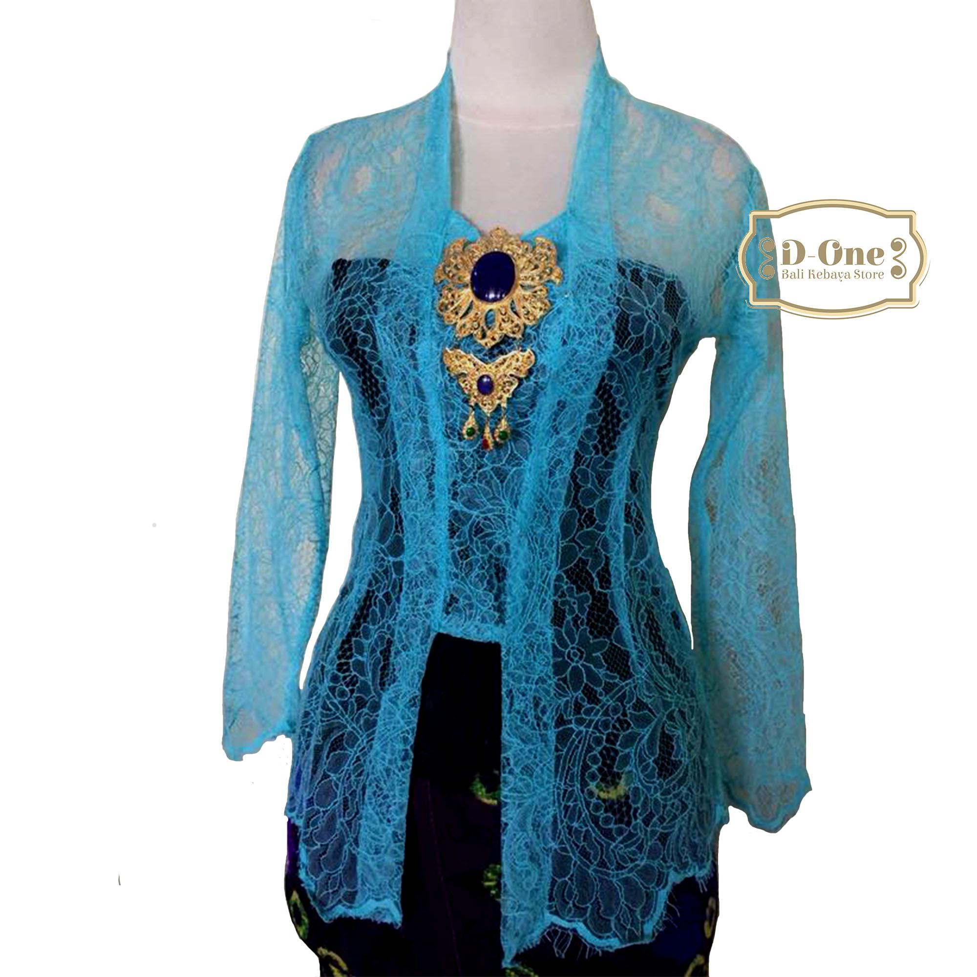 D.ONE.SHOP Kebaya Kutubaru Brokat Chantily / Kebaya Modern Brokat Semi Prancis Chantily