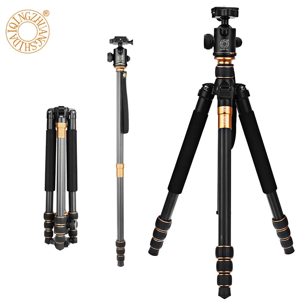 QZSD Q999C 62.2 Inches Lightweight Tripod Monopod with 1/4 Screw