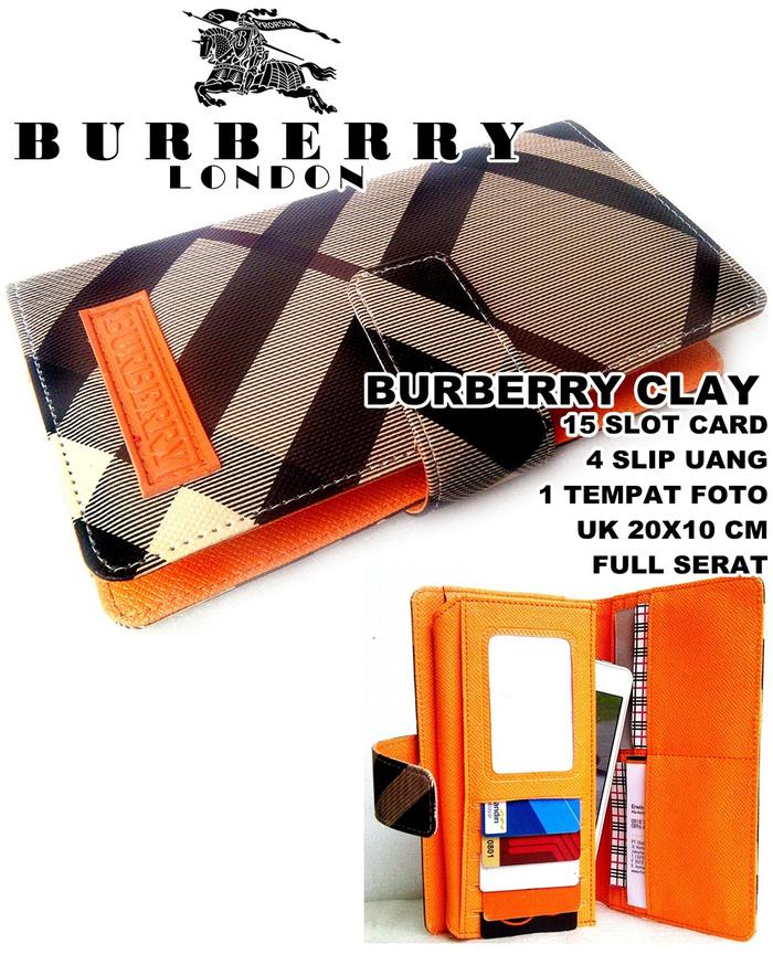 PROMO!!! DOMPET WANITA BURBERRY CLAY DARK ORANGE - SmfkJy