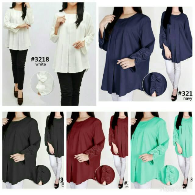 RX Fashion Zara Blouse/Pita Blouse Bahan Twiscone Fit L 1R