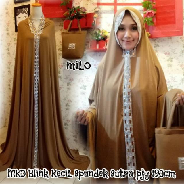 Mukena dubai premium blink kecil milo produsen mukena solo cantik elegan terbaru termurah eksklusif