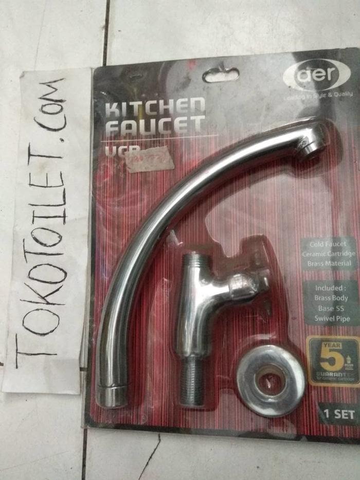 Kran Cuci Piring Angsa Tancap Putar Kran Air Faucet Keran Stop Air Saluran Air