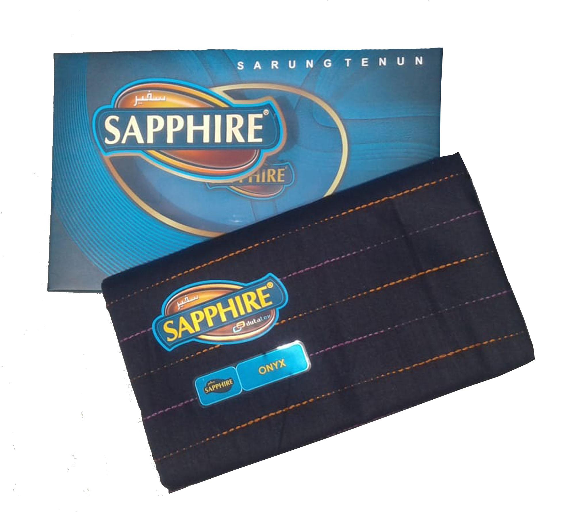 Diky noval/ Sarung Pria/ Sarung Sapphire/ Sarung Tenun/ Sarung 100% Indonesia/ Motif onyx /Sarung trendy