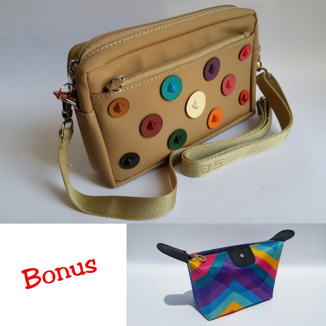 Lufas T848 Tas Selempang Wanita Terbaru Dan Murah / tas wanita terbaru di lazada / tas wanita kerja terbaru / tas wanita kecil terbaru / tas wanita kantor terbaru