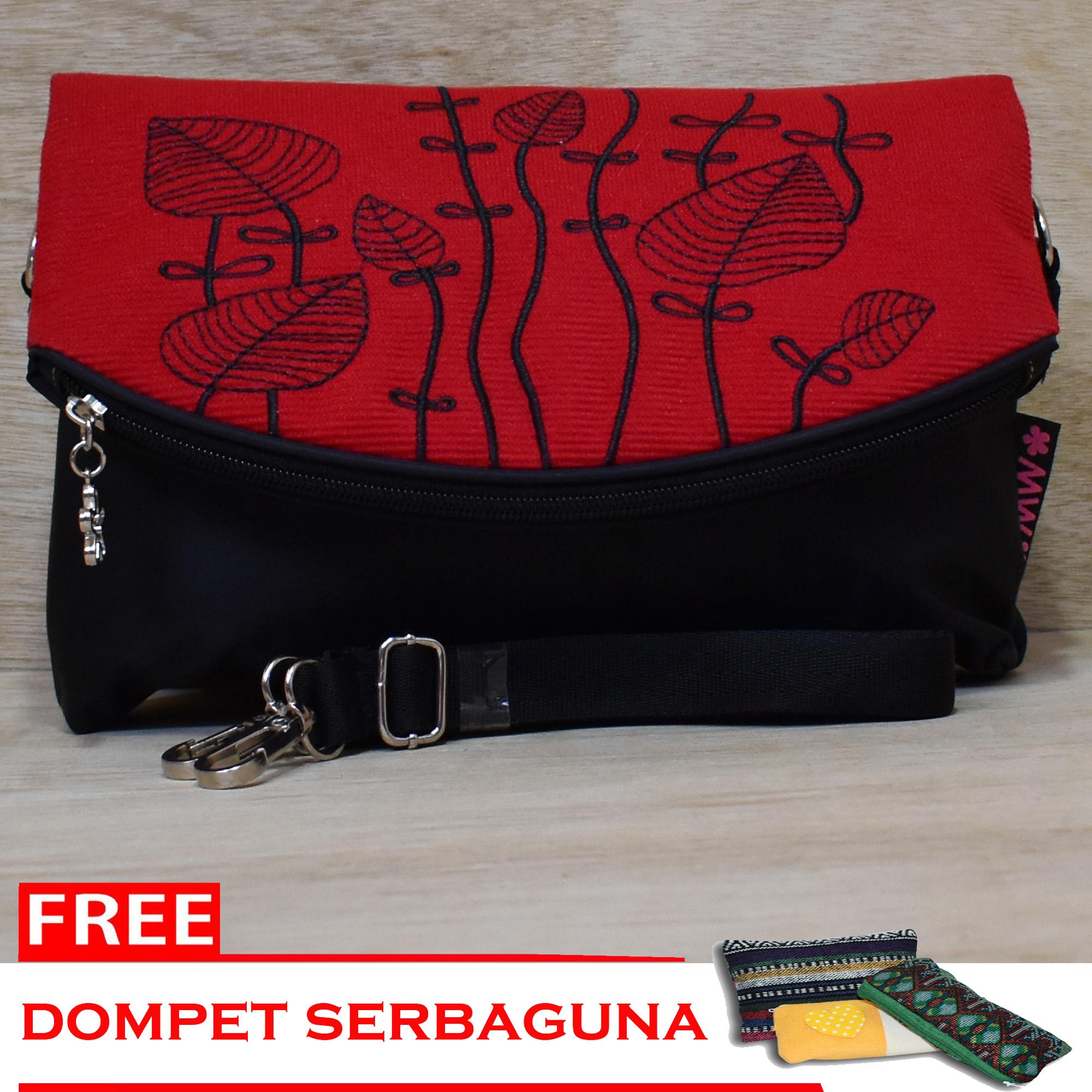 Tas wanita , Tas selempang , slingbag , HP O , tas hp o , dompet hp o , tas tangngan , Tas jinjing , dompet , tas my way ,dompet my way , MW - lipat daun coklat