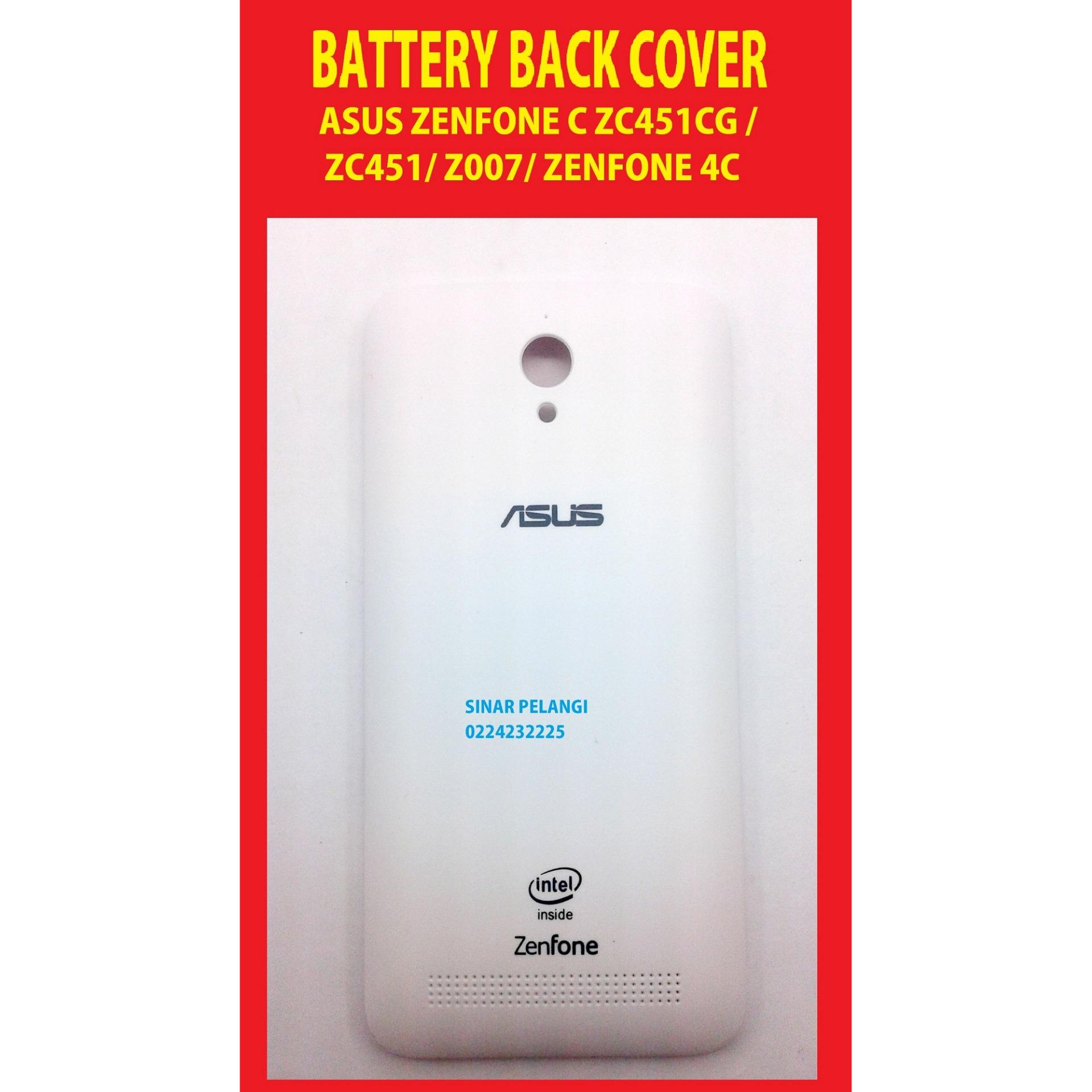 ASUS ZENFONE C ZC451CG ZC451 Z007 ZENFONE 4C WHITE BATTERY BACK COVER BACK DOOR TUTUP BATERAI CASING BELAKANG 906406