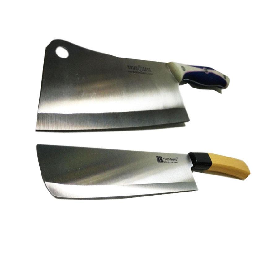 Universal Pisau Cacah Daging Multifungsi Bahan Stainless + Pisau Daging Atau Sayur Ying Guns Panjang 30cm
