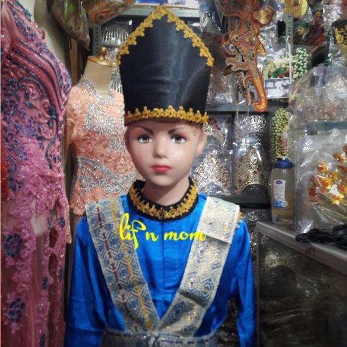 baju adat aceh saman laki ukuran xl tradisional warna warni