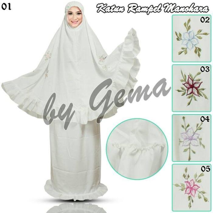 mukena katun kembang remple PROMO