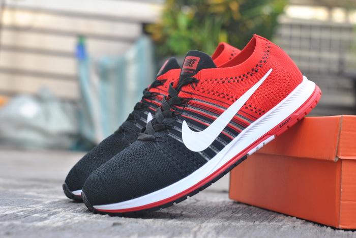 SEPATU NIKE ZOOM FLYKNIT STREAK /RUNING ORIGINAL QUALITY#BLACK RED