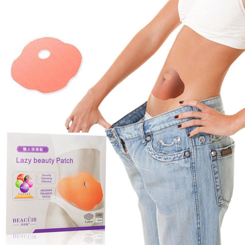 20 Pcs Perut Abdomen Keajaiban Patch Perut Pengobatan Mengurangi Berat Lemak Pembakaran Pelangsing Tubuh Patch Sticker - intl
