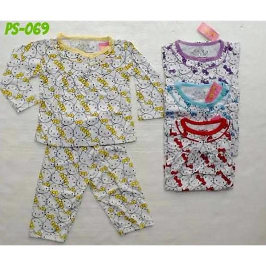 PROMO SALE - PIYAMA BAJU TIDUR HELLO KITTY ANAK F001