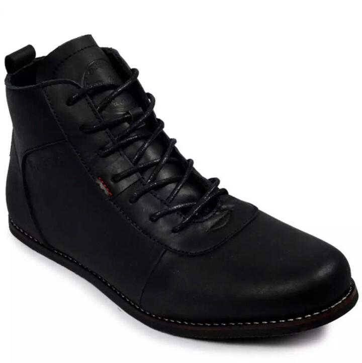 DSH Brodo Bradleys Brodo Sepatu Boots Pria Dan Wanita Kulit Asli Black And Brown kasual MD-2000 Erudete