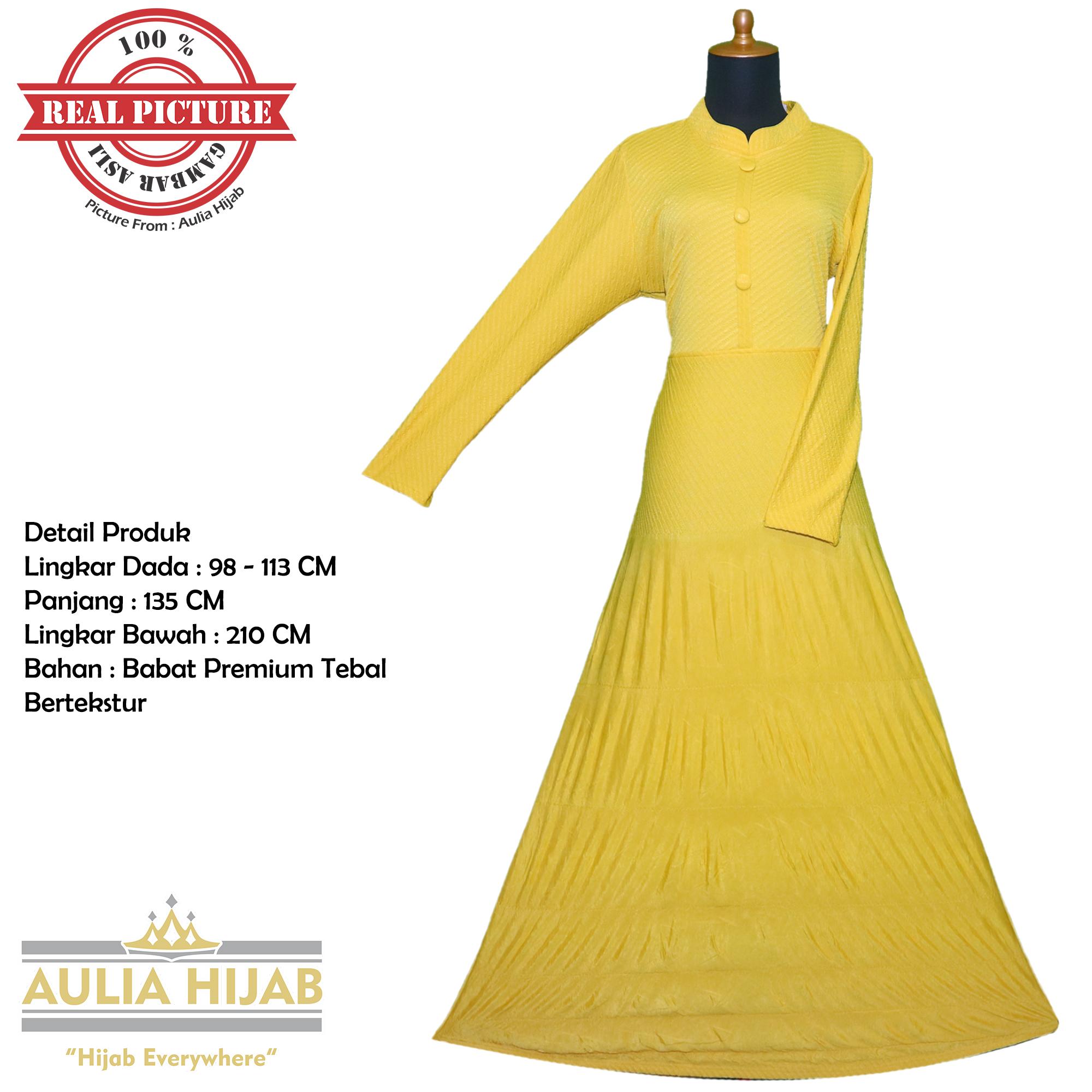 Aulia Hijab - Restock Gamis Aulia Dress Bahan Babat Tebal Premium/Gamis Murah/Gamis Terbaru/Gamis Cantik/Gamis Best Seller/Gamis Kembang/Gamis Santai/Gamis Premium/Gamis Real Picture/Gamis Kerja/Gamis Asli/Gamis Tebal/Gamis Pesta/Gamis Santai