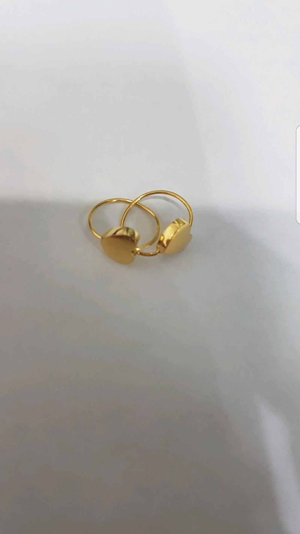 Anting Bayi Emas Asli Kadar 700 Model Love Setengah Gram