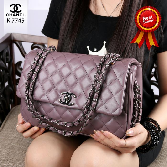 TAS WANITA BRANDED IMPORT CHANEL YUNI SHARA K7745 MURAH
