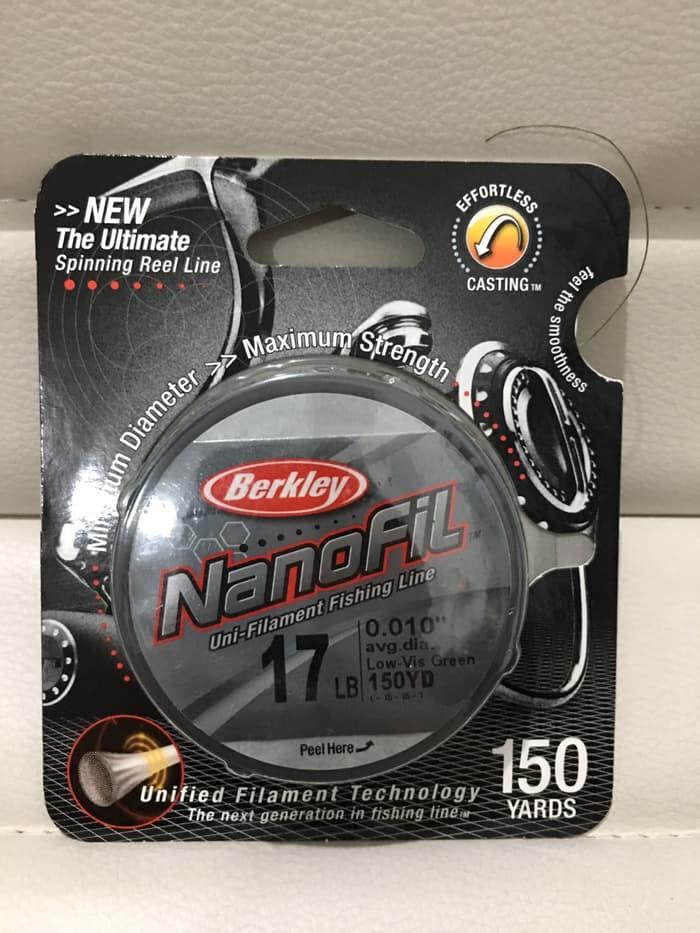 BEST SELLER!!! BERKLEY NANOFIL LOW-VIS GREEN 17LB 150YARD - ujBVBH
